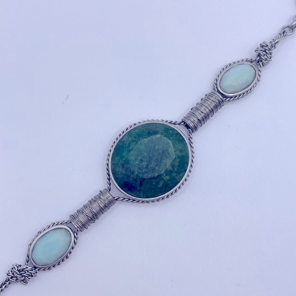 Kenneth Cole Reaction Silver Tone Toggle Clasp Bracelet - Picture 3 of 7